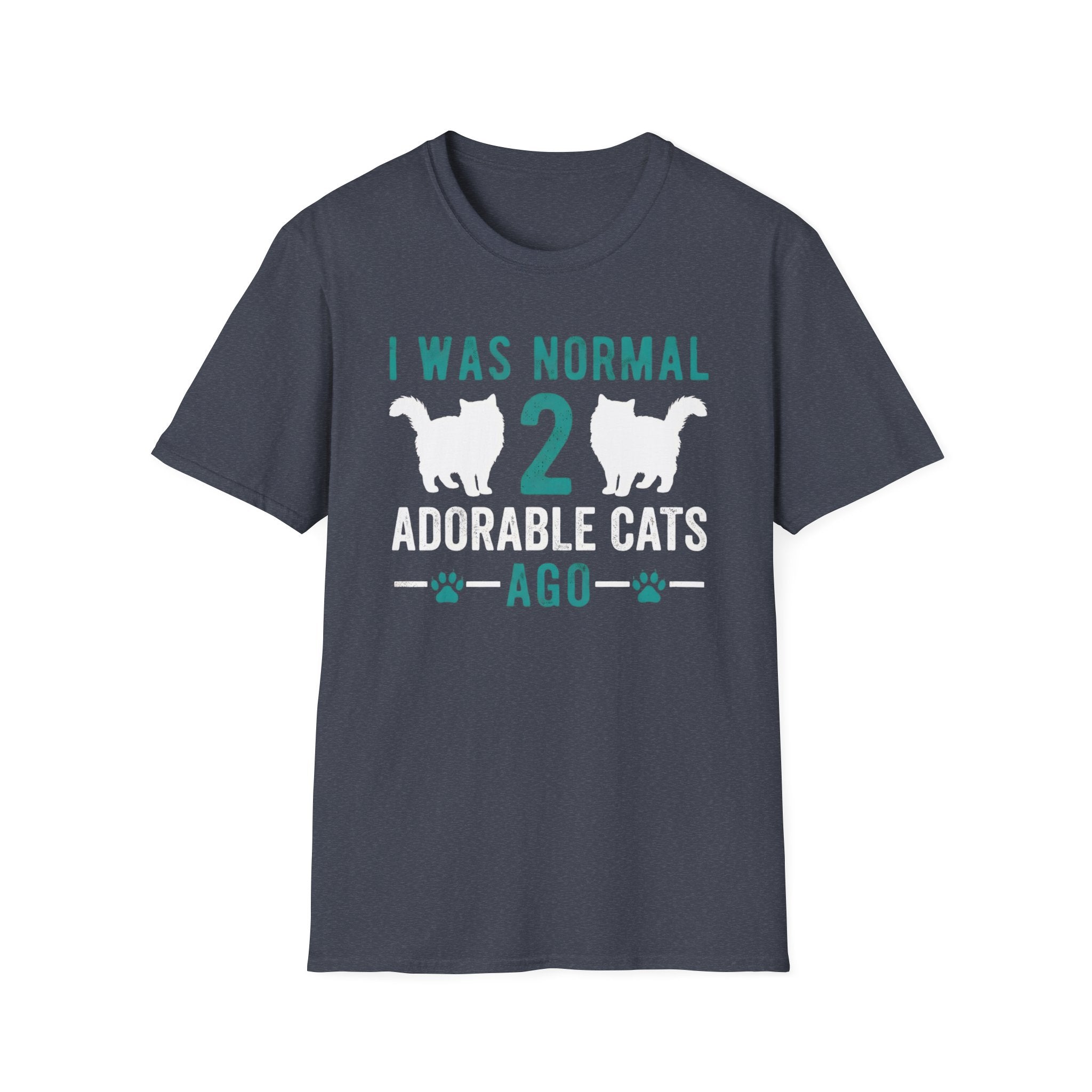 I Was Normal 2 Adorable Cats Ago T-Shirt