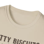 Kitty Biscuits Bakery Purr-duction Line Design T-Shirt