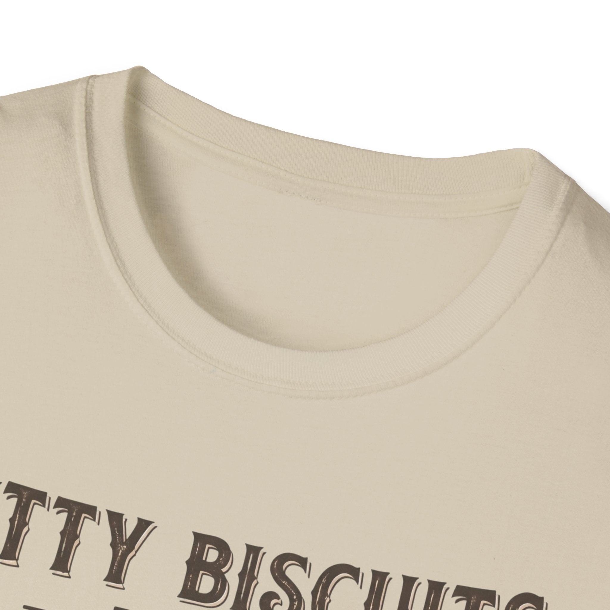 Kitty Biscuits Bakery Purr-duction Line Design T-Shirt