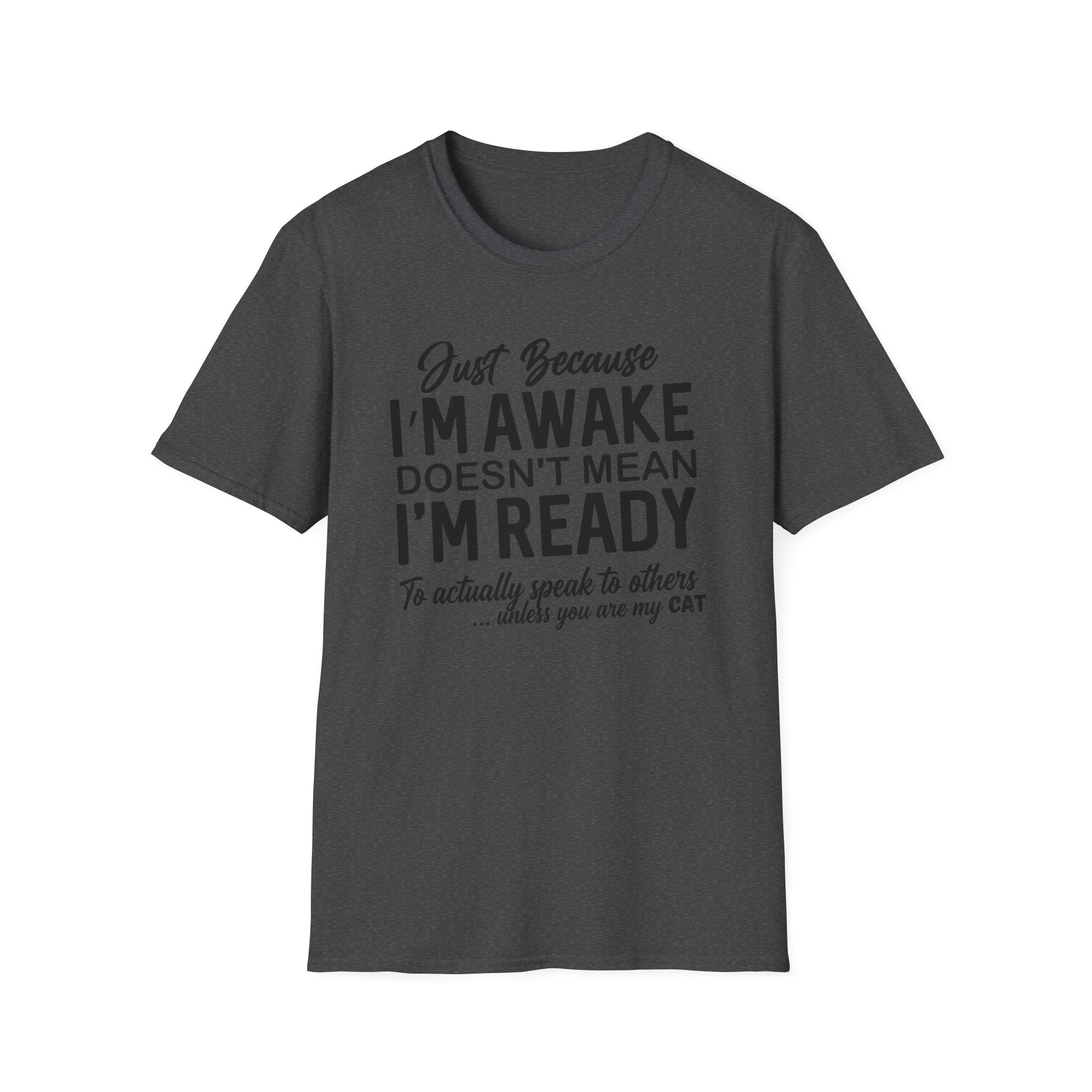 Not Ready to Speak to Others Cat T-Shirt