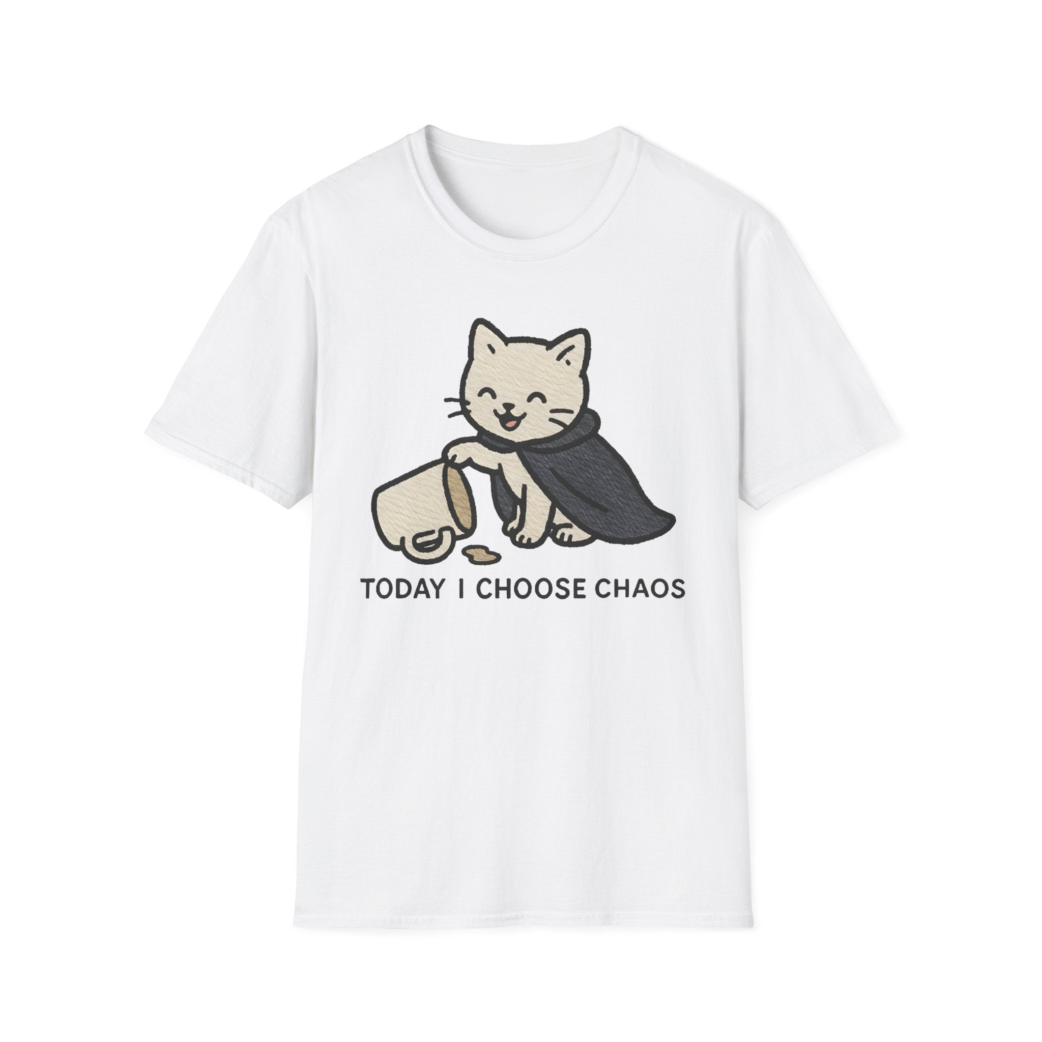 Today I Choose Chaos Cat T-Shirt
