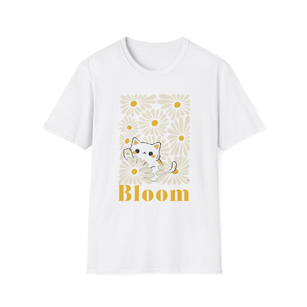 Bloom Cat and Flowers T-Shirt