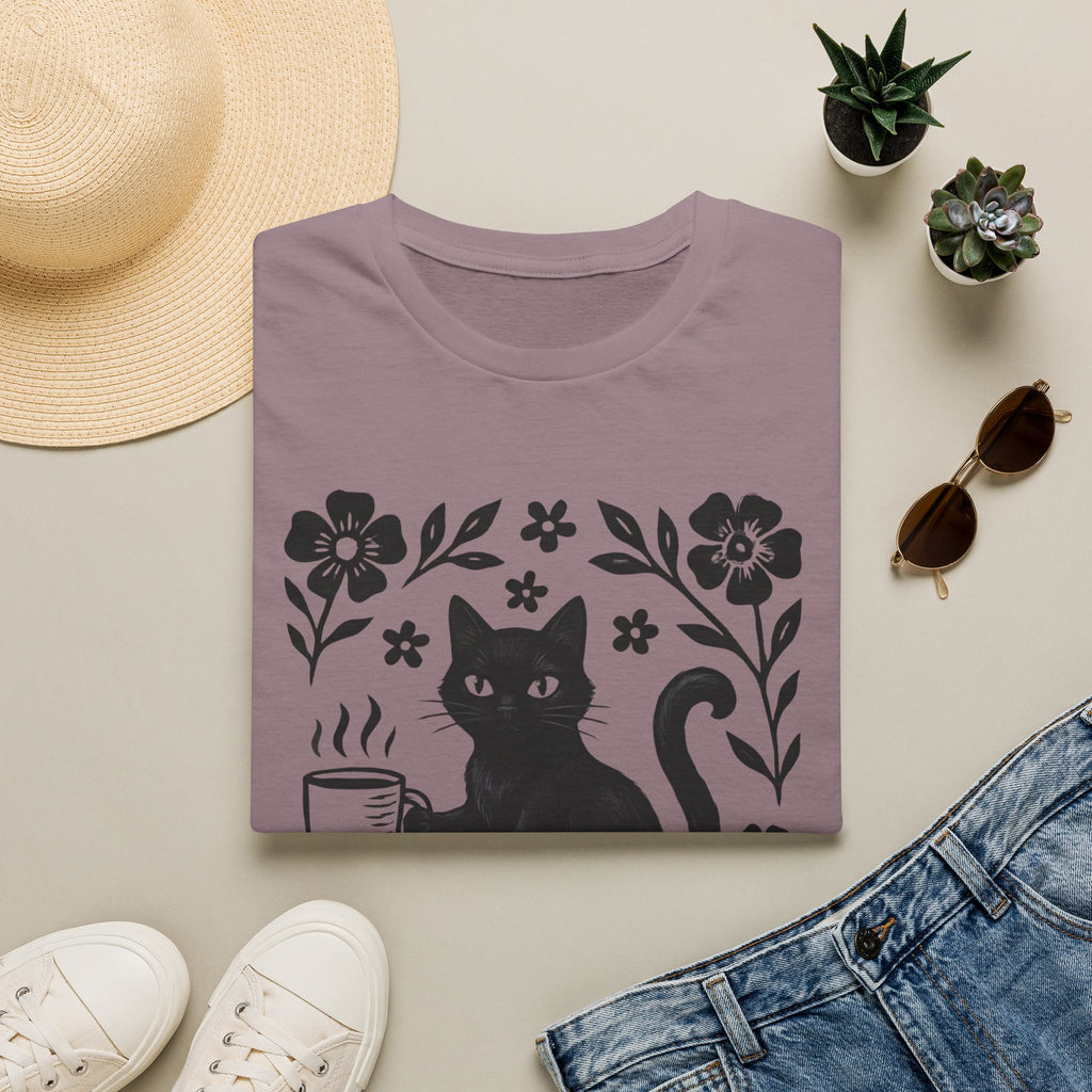 Purr-fect Brew Cat & Coffee T-Shirt