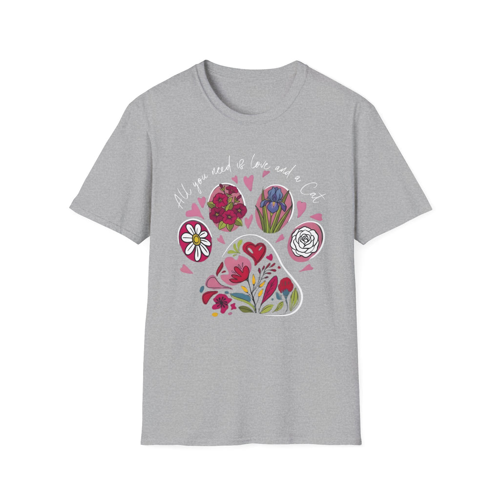 All You Need is Love and a Cat T-Shirt