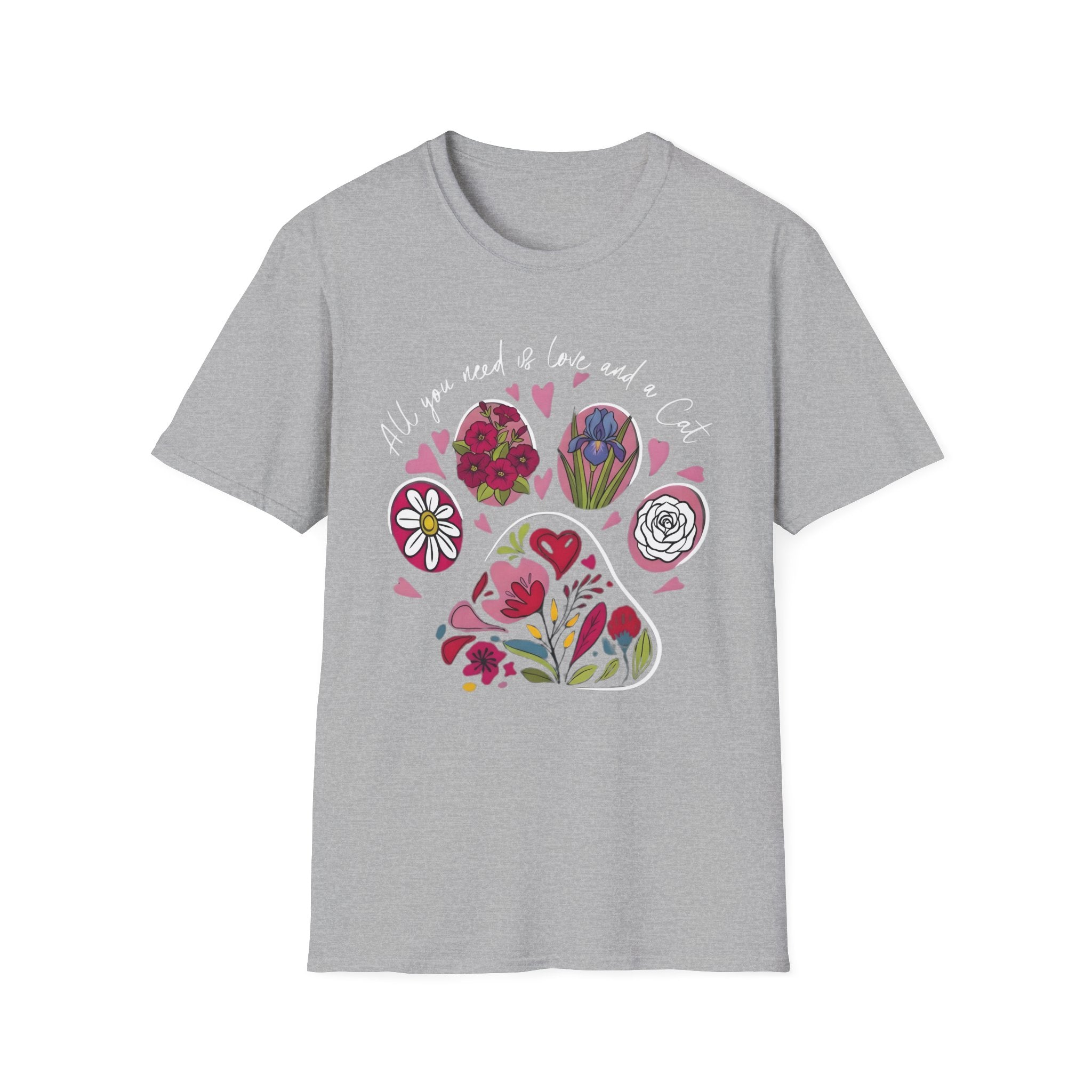 All You Need is Love and a Cat T-Shirt