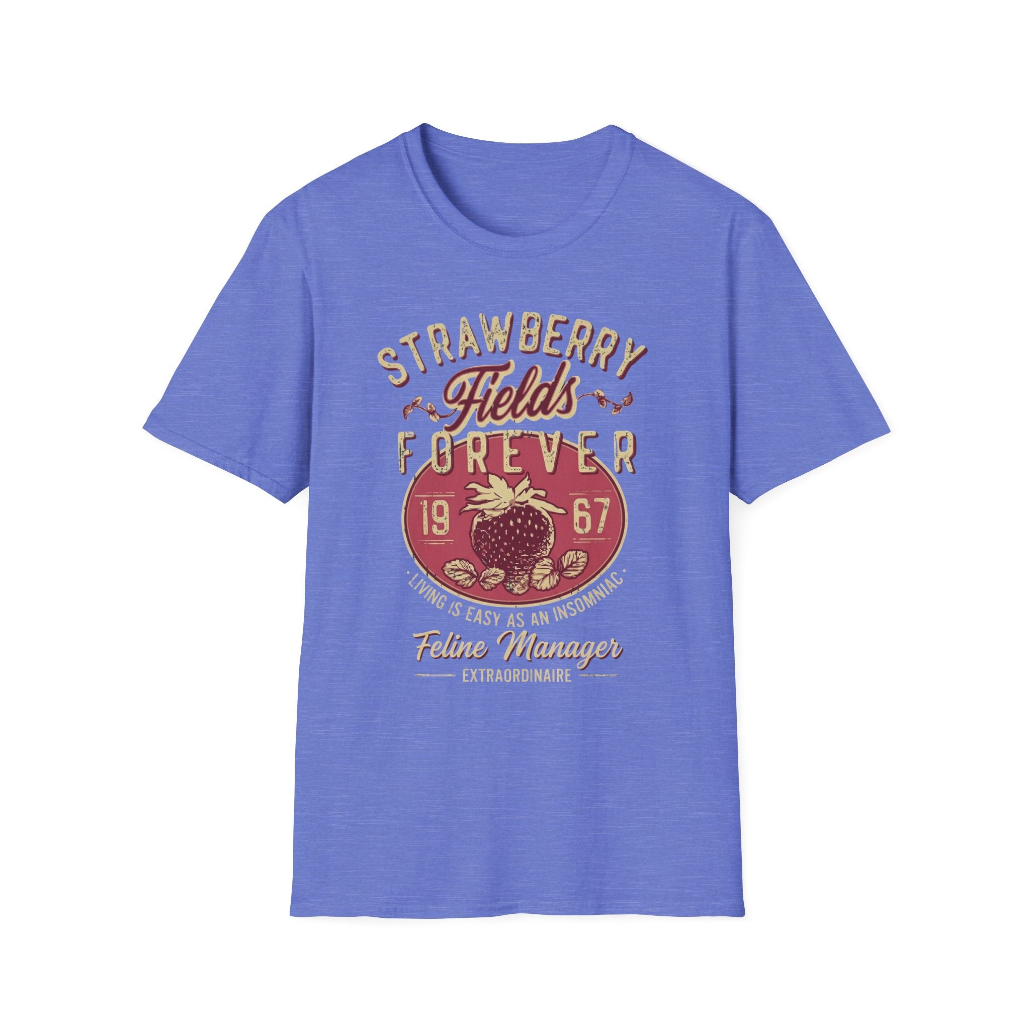 Strawberry Fields Feline Manager T-Shirt
