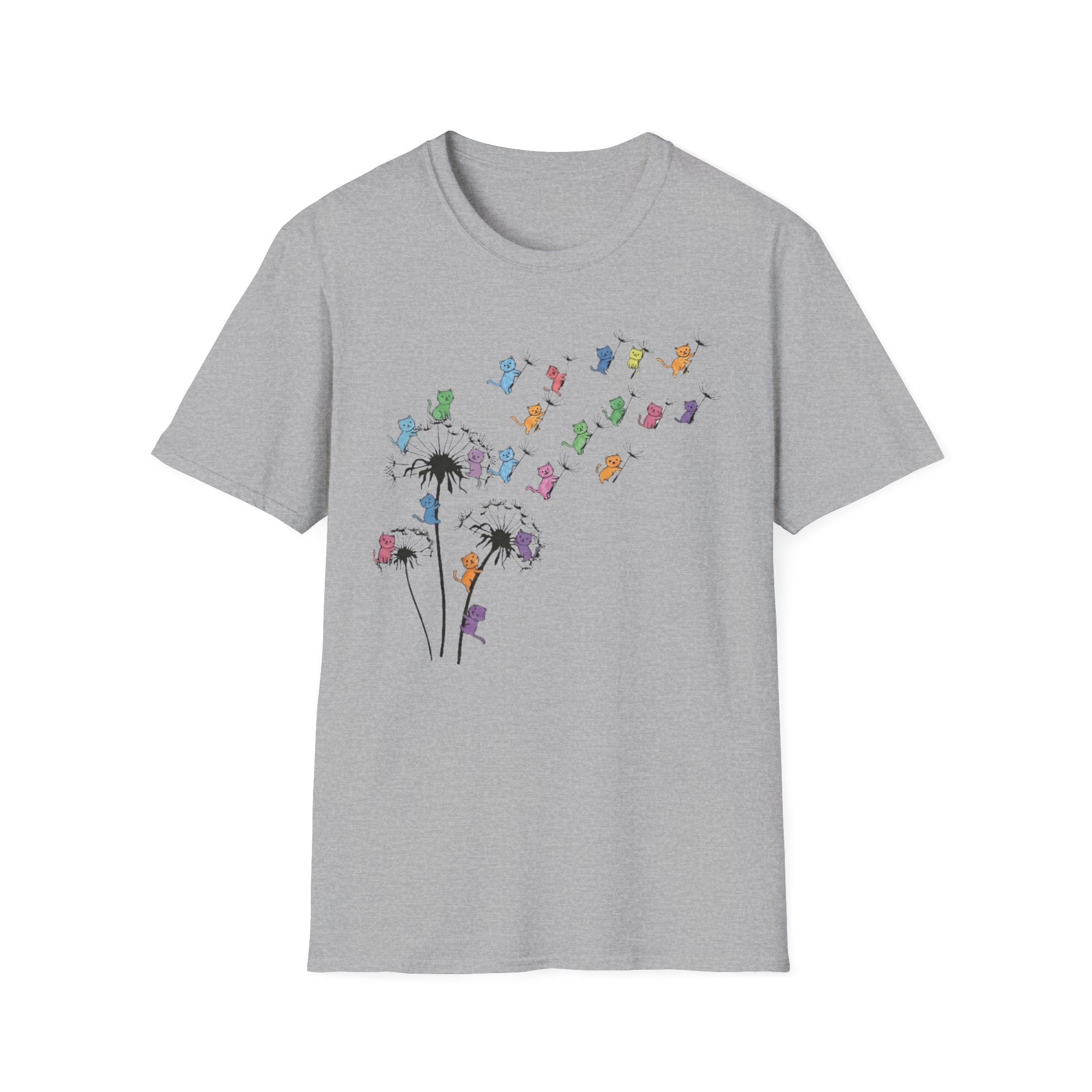 Cats on Dandelion T-Shirt
