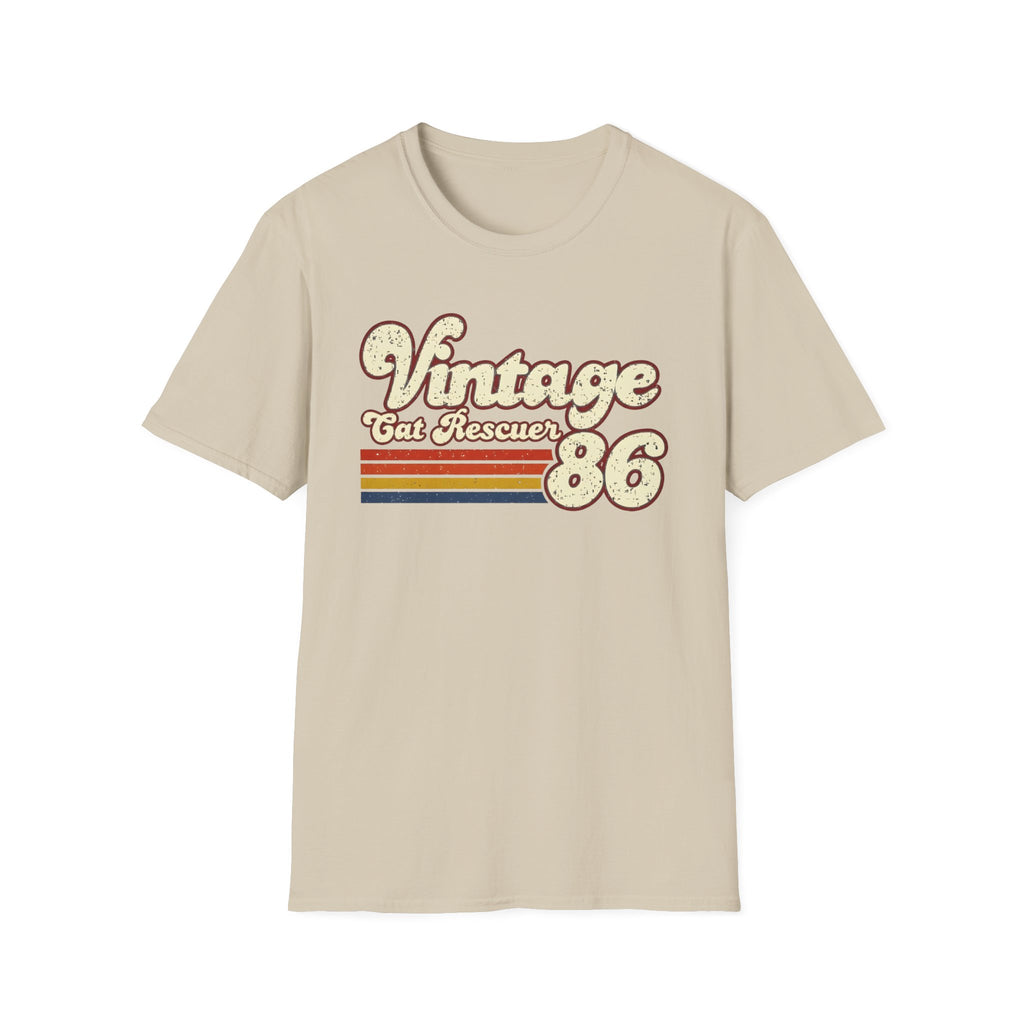 Vintage Cat Rescuer 86 T-Shirt