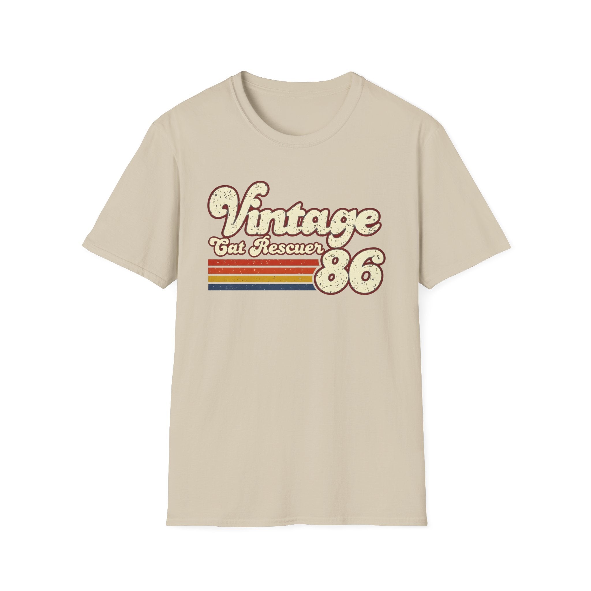 Vintage Cat Rescuer 86 T-Shirt