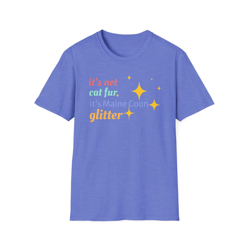 It's Not Cat Fur It's Maine Coon Glitter T-Shirt