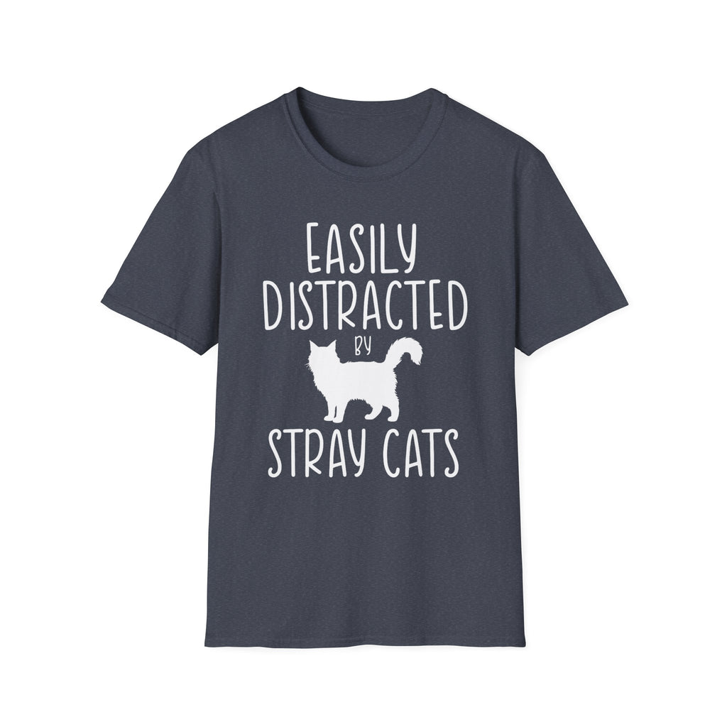 Easily Distracted by Stray Cats T-Shirt
