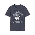 Easily Distracted by Stray Cats T-Shirt