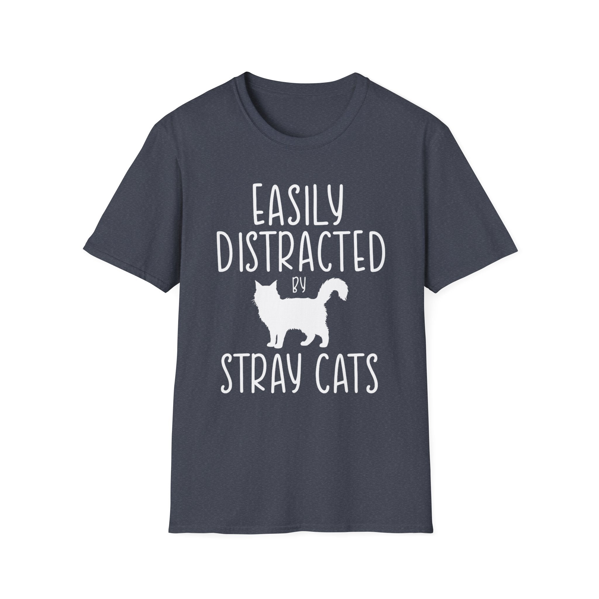 Easily Distracted by Stray Cats T-Shirt