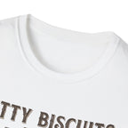 Kitty Biscuits Bakery Purr-duction Line Design T-Shirt