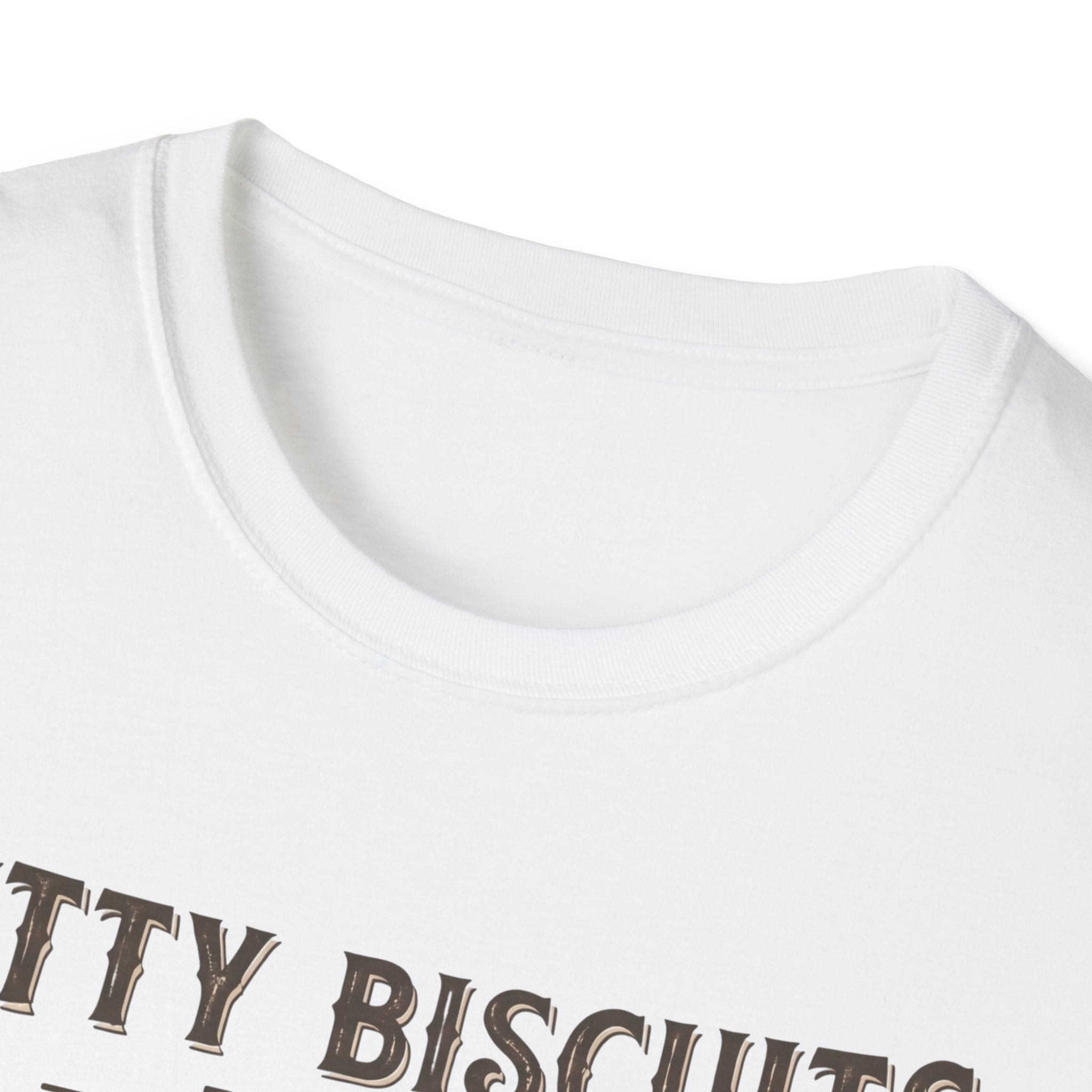 Kitty Biscuits Bakery Purr-duction Line Design T-Shirt