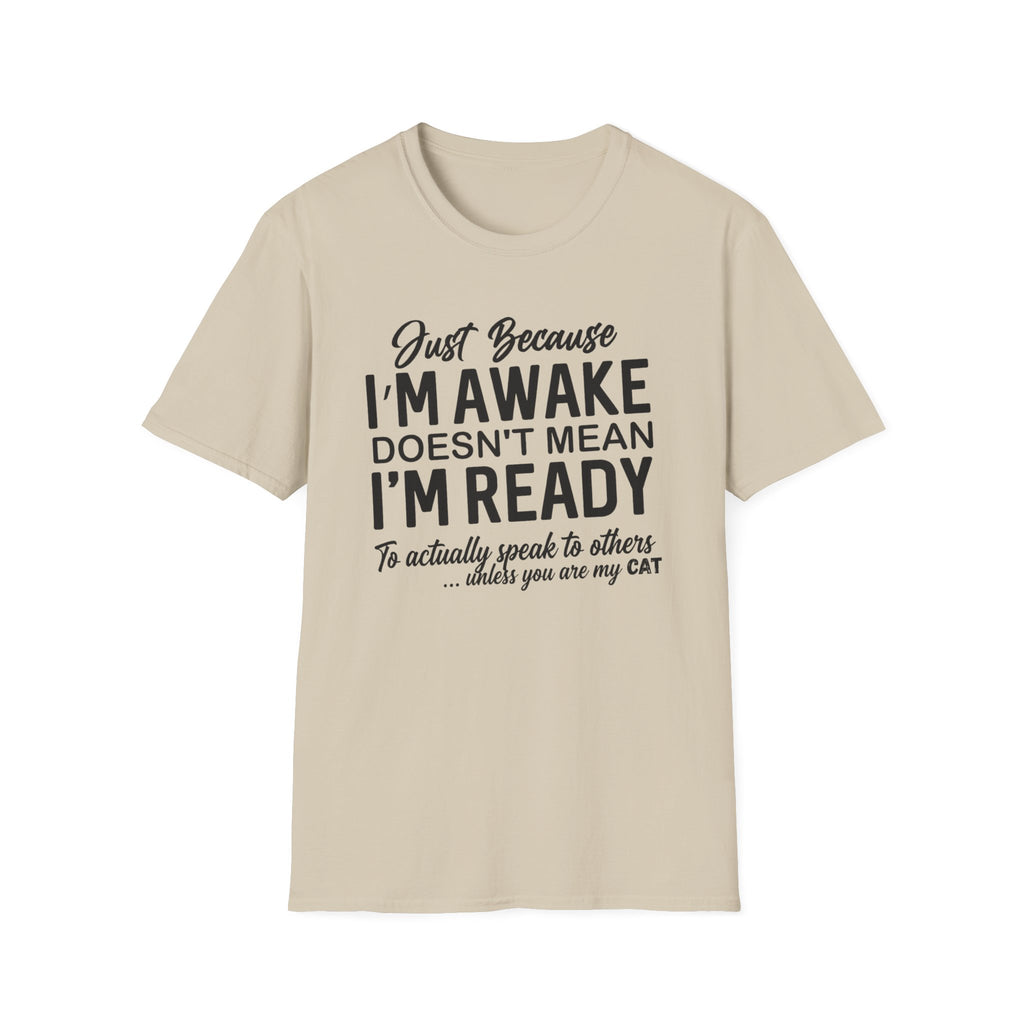 Not Ready to Speak to Others Cat T-Shirt