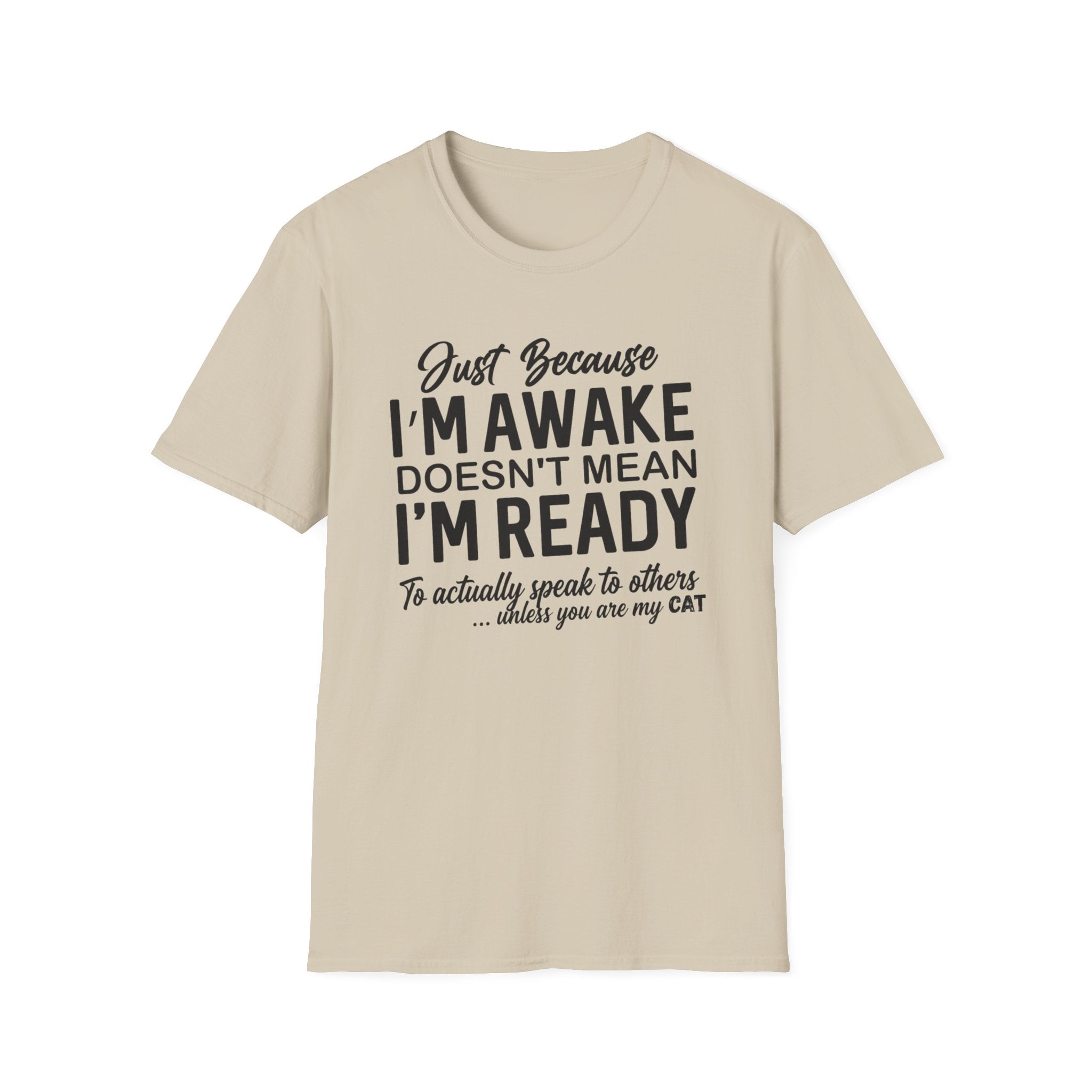 Not Ready to Speak to Others Cat T-Shirt