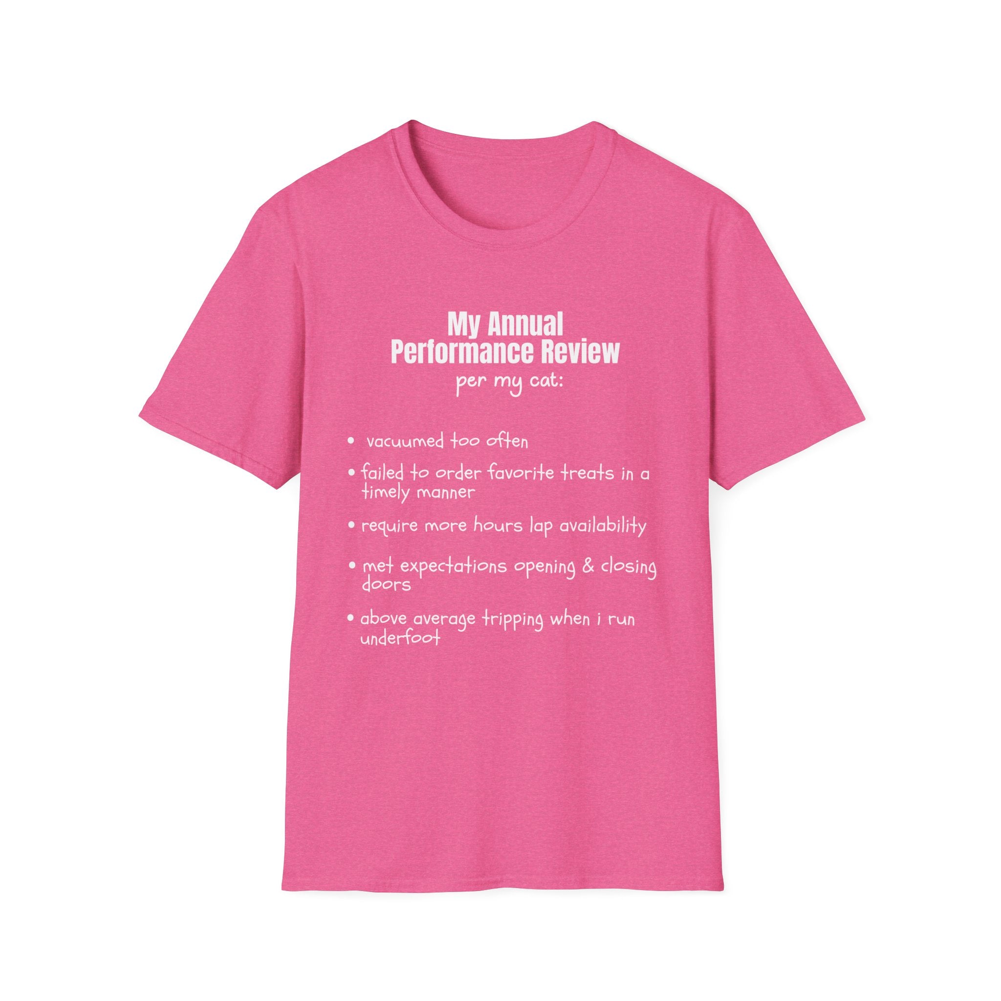 Annual Performance Review Per My Cat T-Shirt