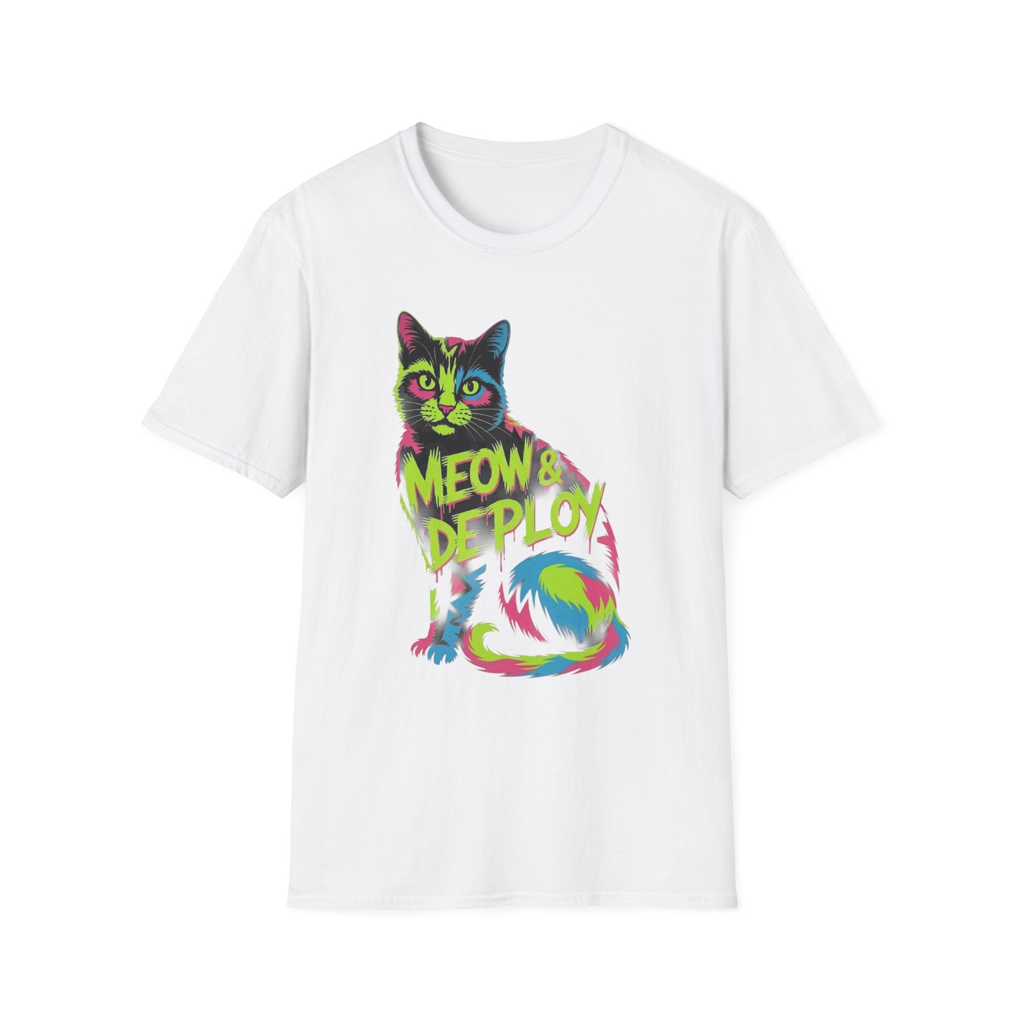 Meow & Deploy Cat T-Shirt