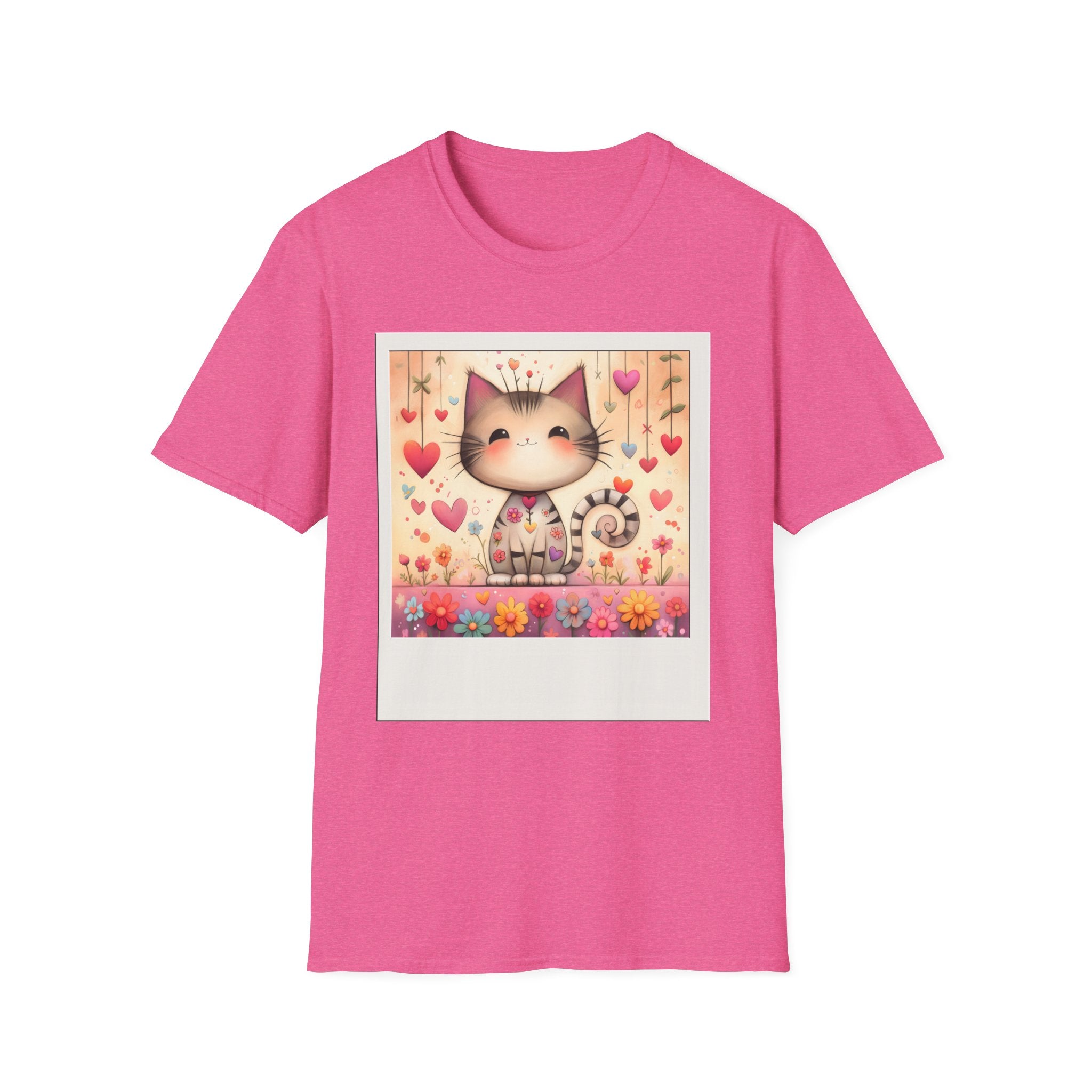 Smiling Cat Polaroid T-Shirt