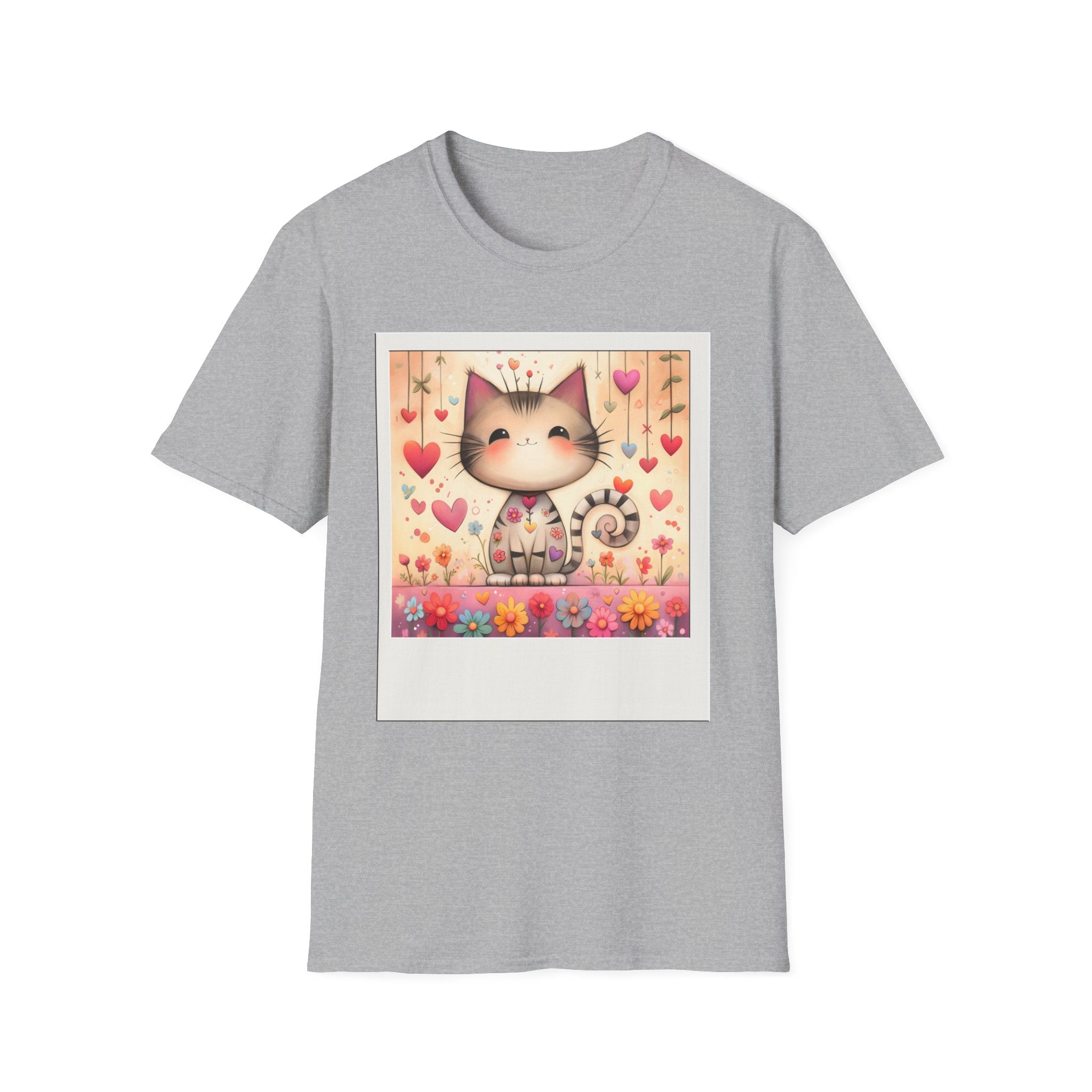 Smiling Cat Polaroid T-Shirt