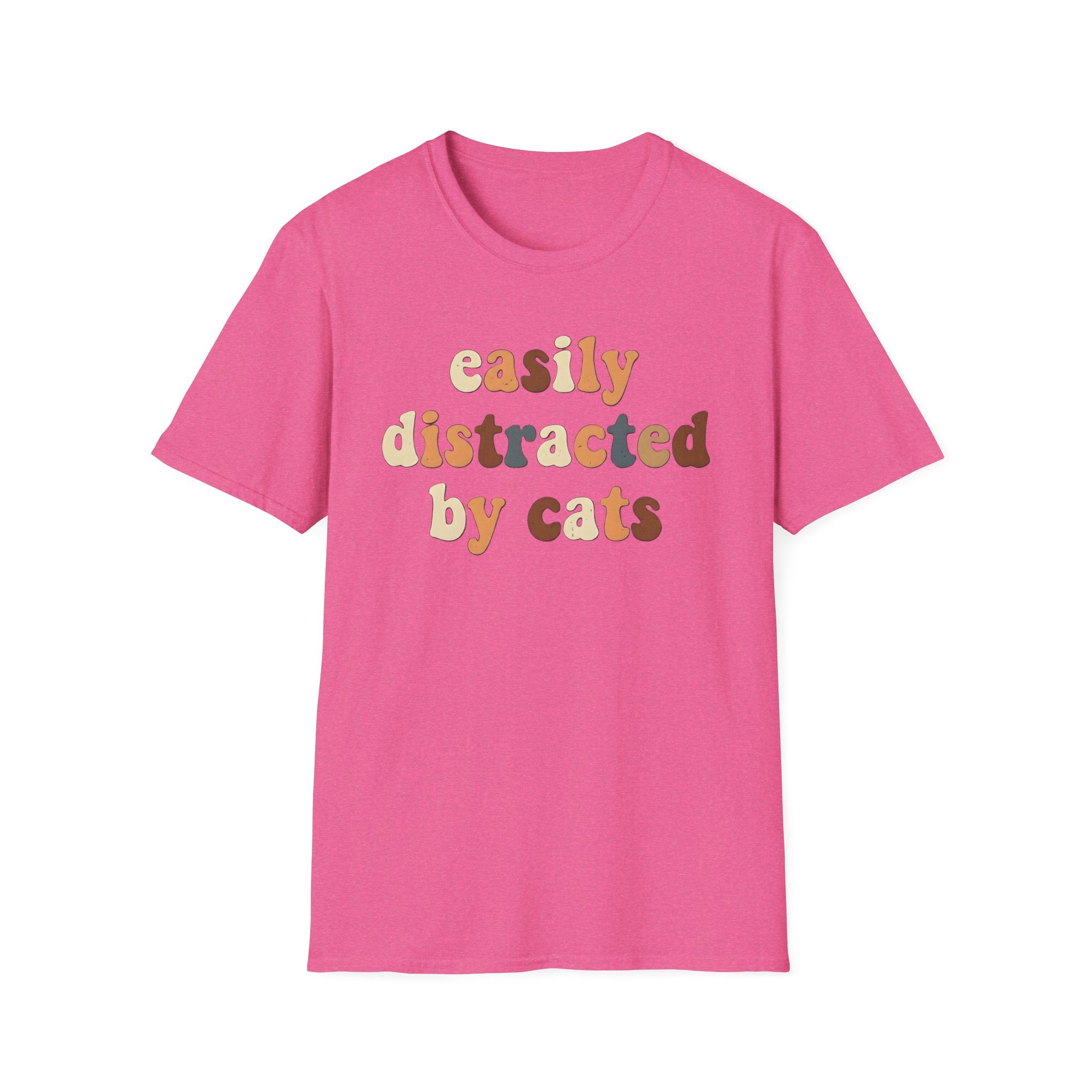 Easily Distracted by Cats T-Shirt