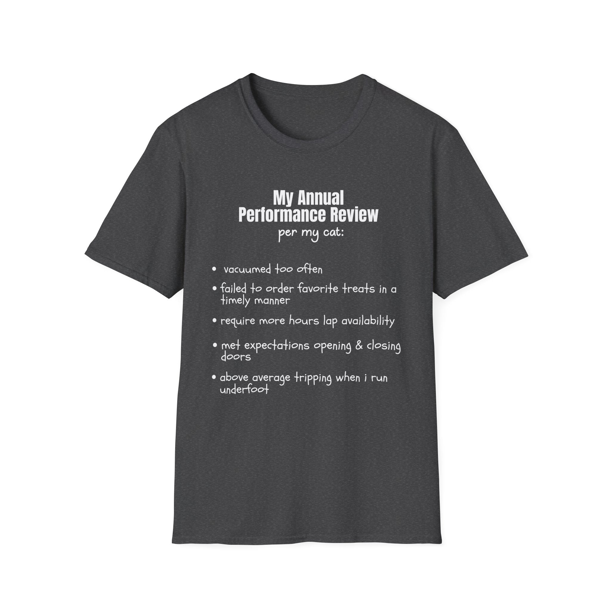 Annual Performance Review Per My Cat T-Shirt