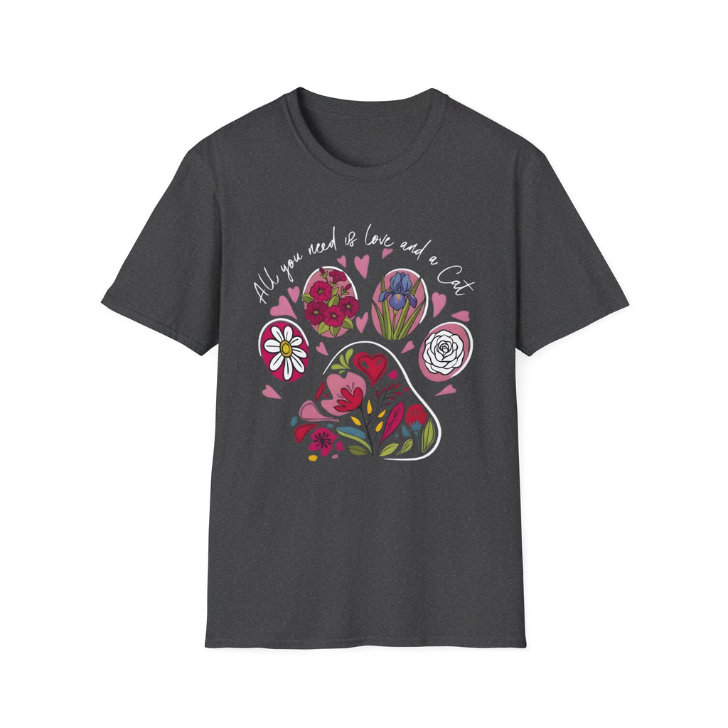 All You Need is Love and a Cat T-Shirt