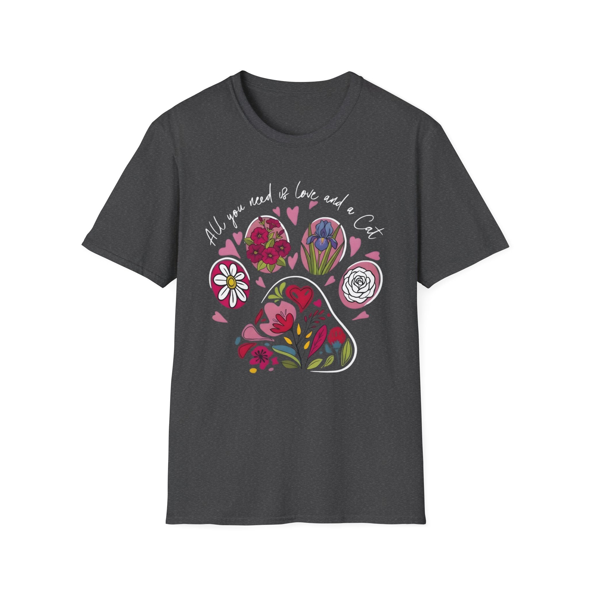 All You Need is Love and a Cat T-Shirt