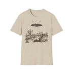 Surprised Kitty & UFO T-Shirt