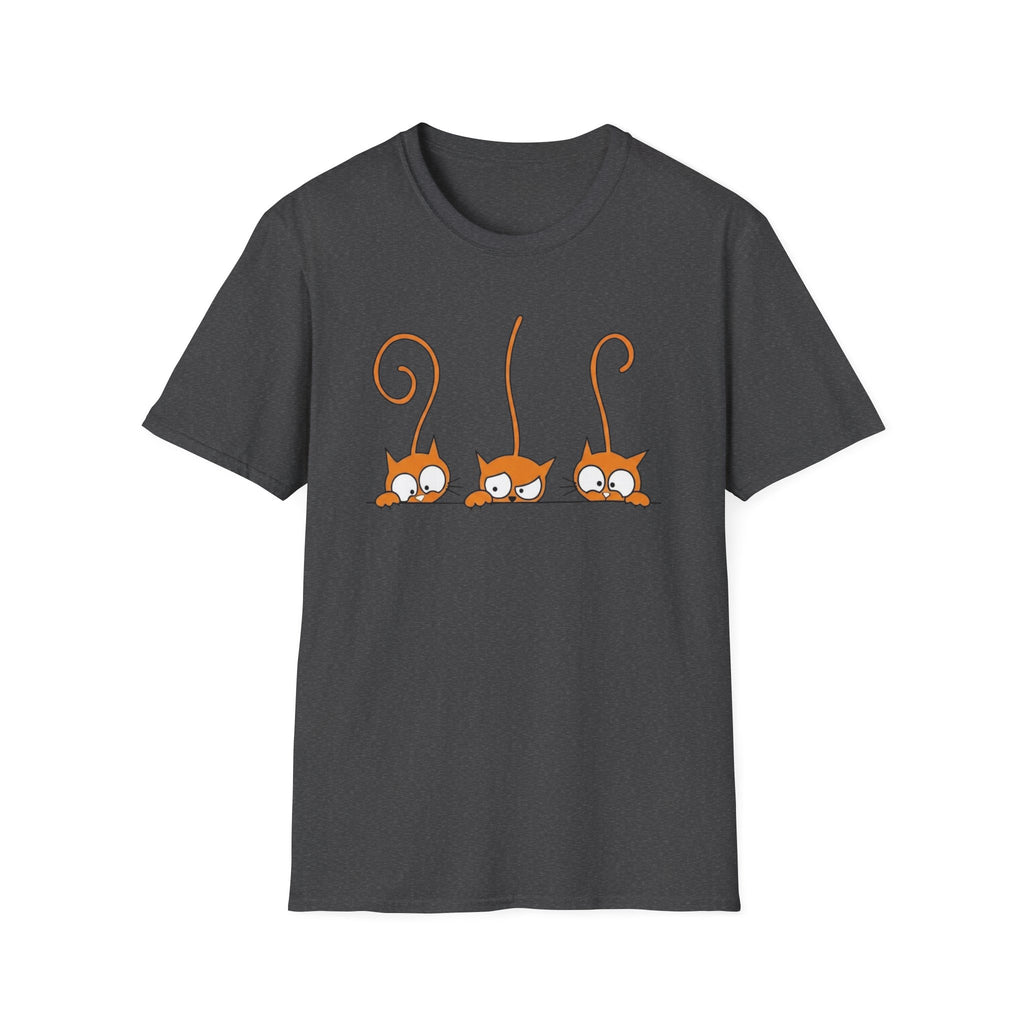 Peeking Orange Cats T-Shirt