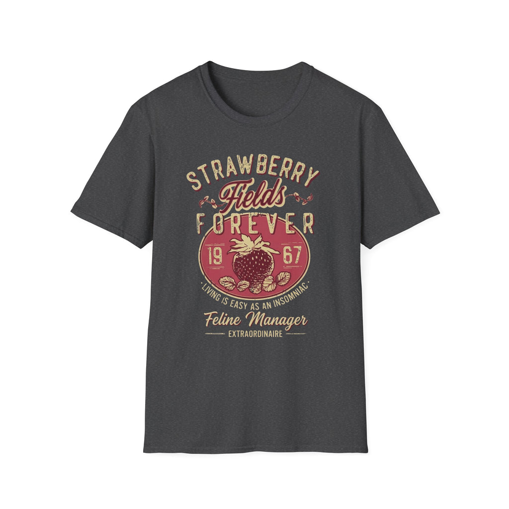 Strawberry Fields Feline Manager T-Shirt