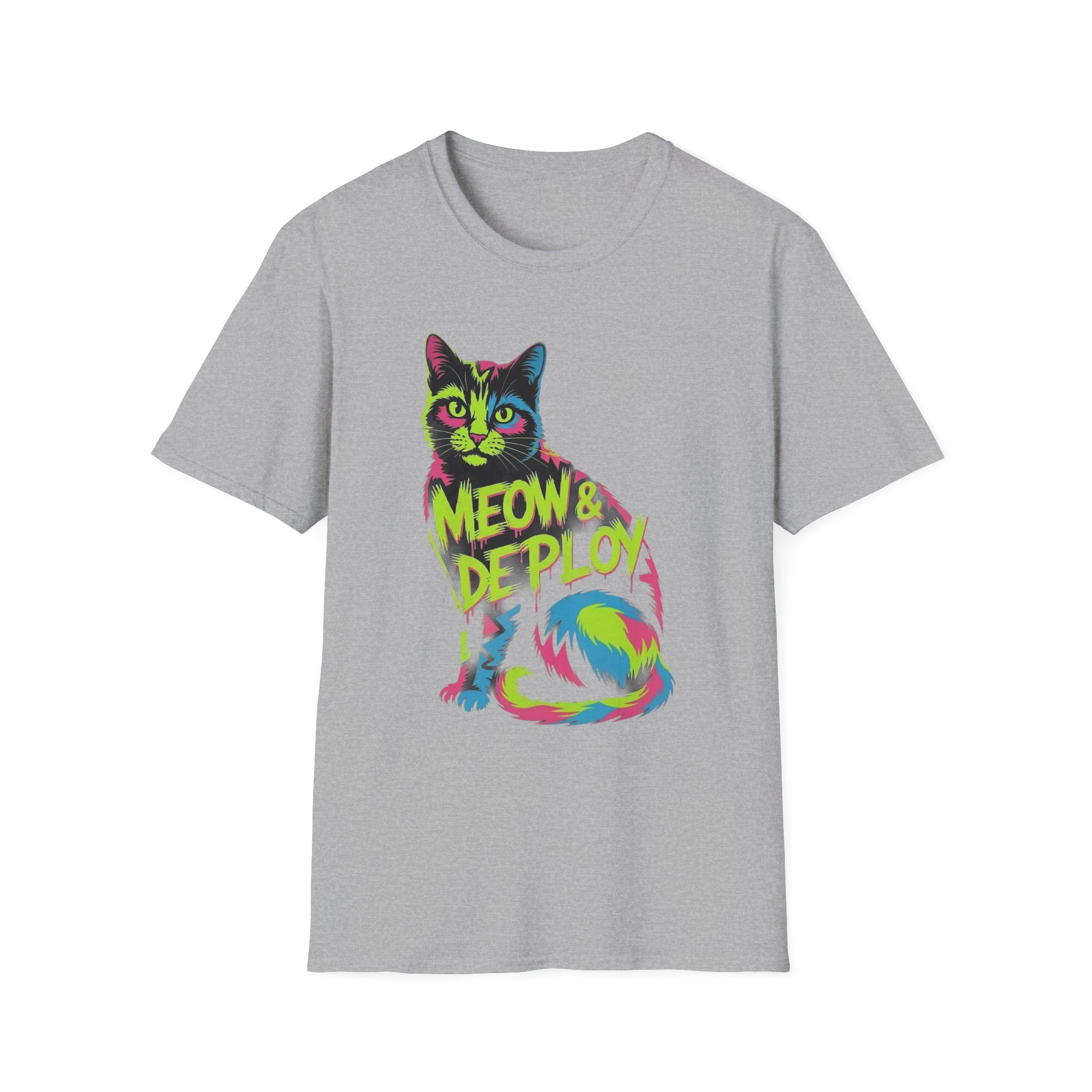 Meow & Deploy Cat T-Shirt