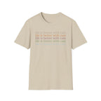 Life is Better with Cats text pattern T-Shirt