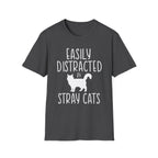 Easily Distracted by Stray Cats T-Shirt