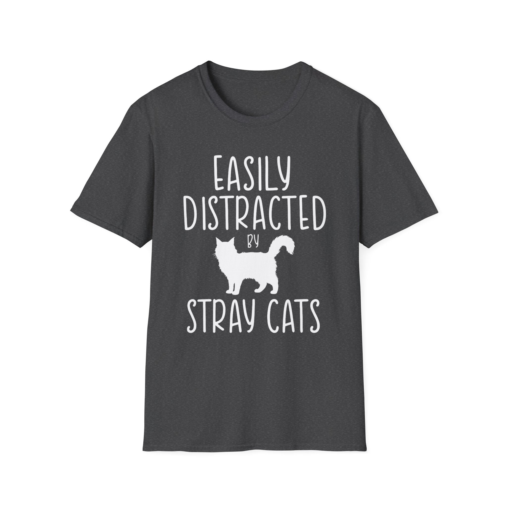 Easily Distracted by Stray Cats T-Shirt