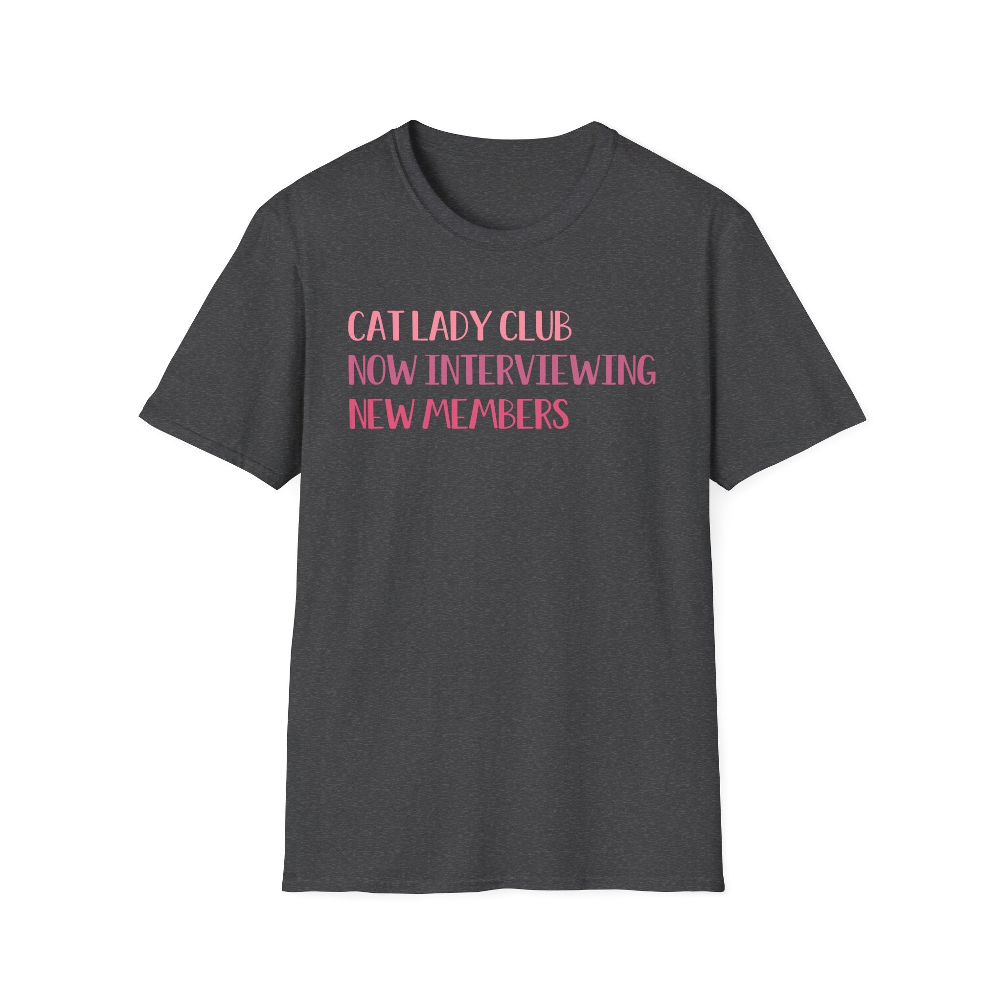 Cat Lady Club Now Interviewing New Members T-Shirt