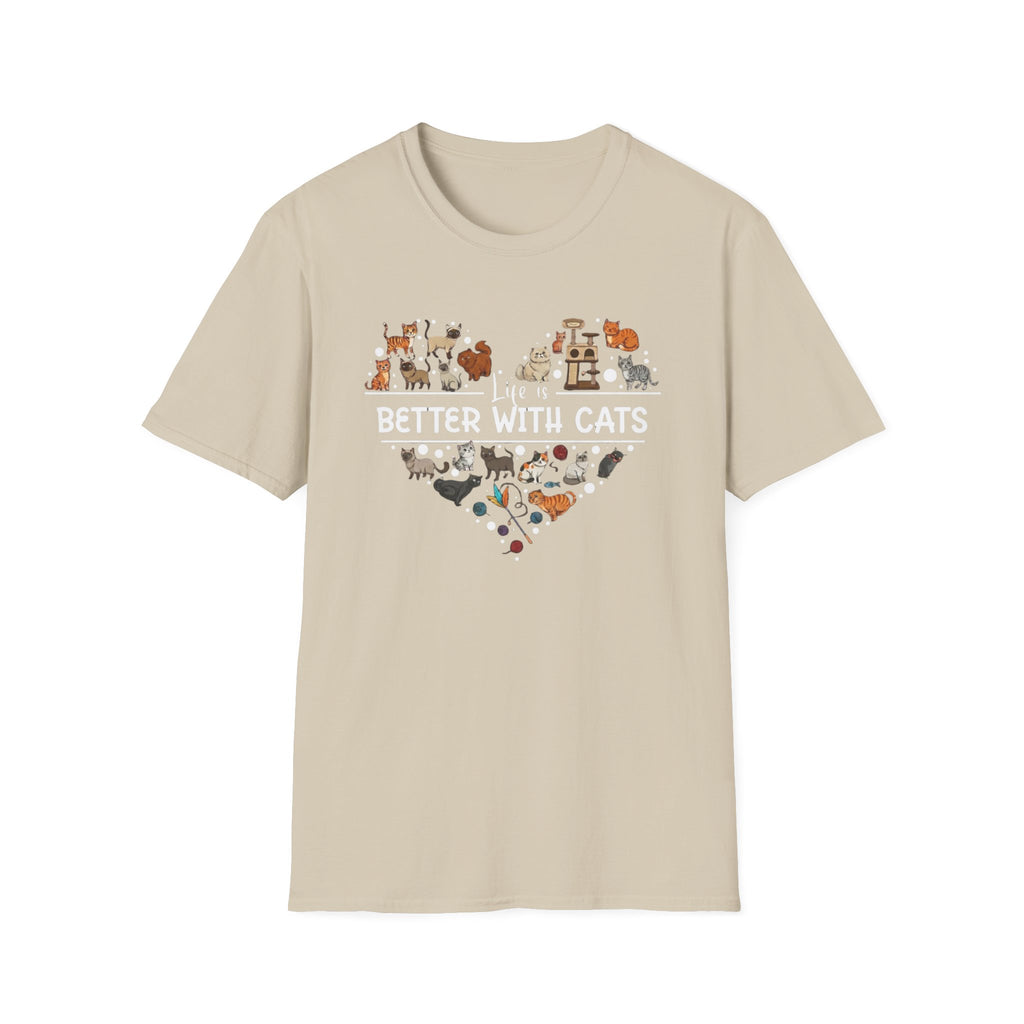Cats Make Everything Better Collage T-Shirt