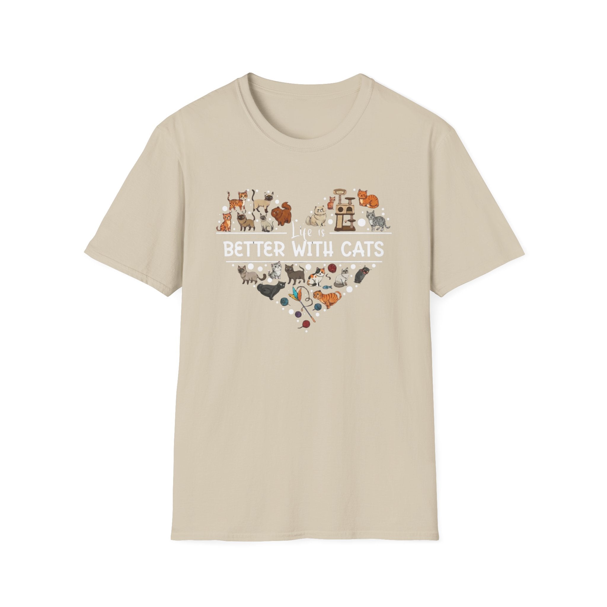 Cats Make Everything Better Collage T-Shirt