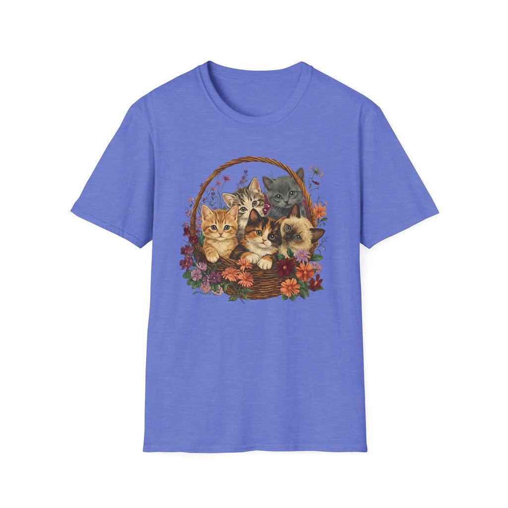 Vintage Kittens in Basket T-Shirt