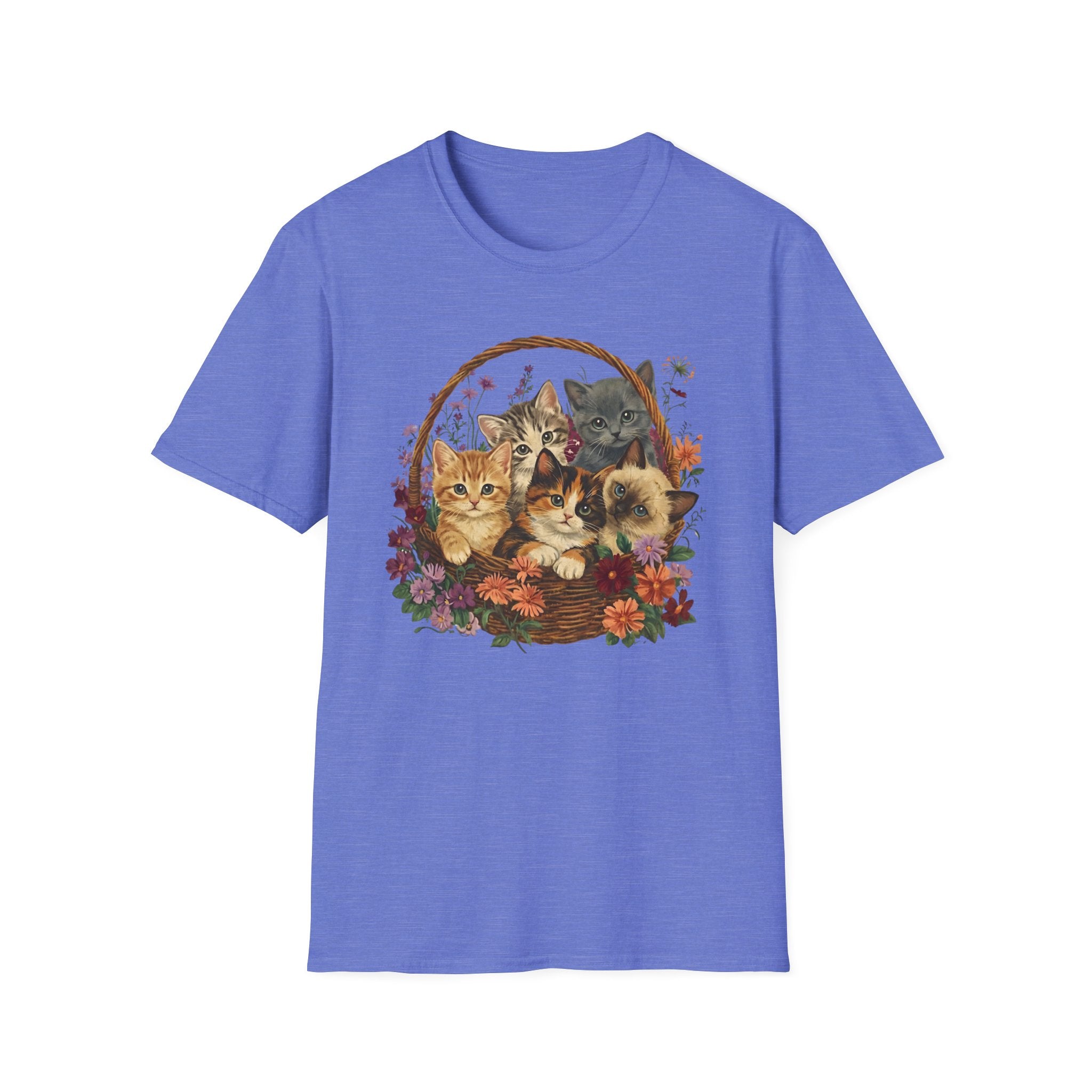 Vintage Kittens in Basket T-Shirt