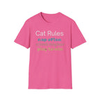 Cat Rules Nap Often, Climb Higher, Play to Win T-Shirt