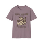Kitty Biscuits Bakery Purr-duction Line Design T-Shirt