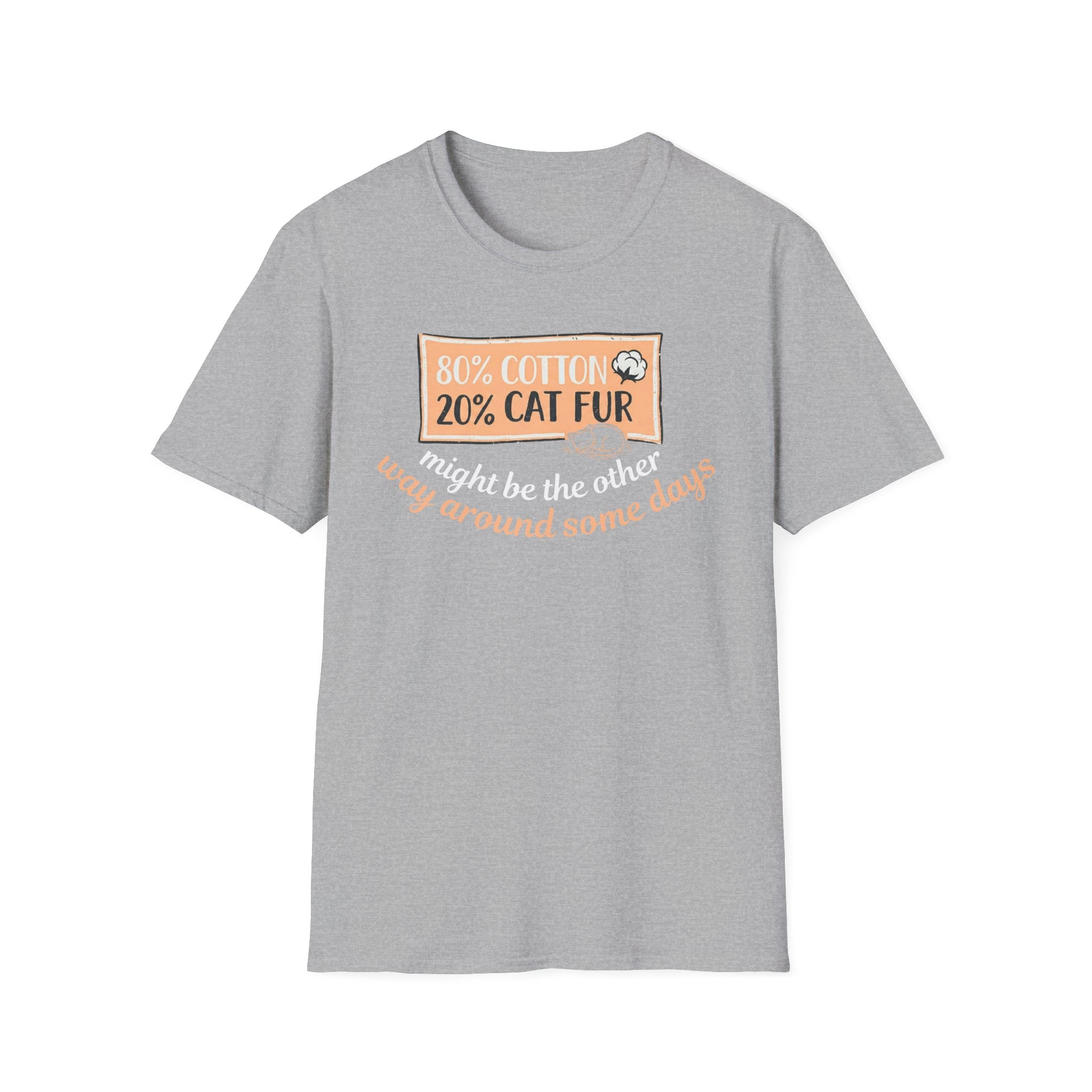 80% Cotton 20% Cat Fur T-Shirt