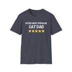 Voted Most Popular Cat Dad T-Shirt
