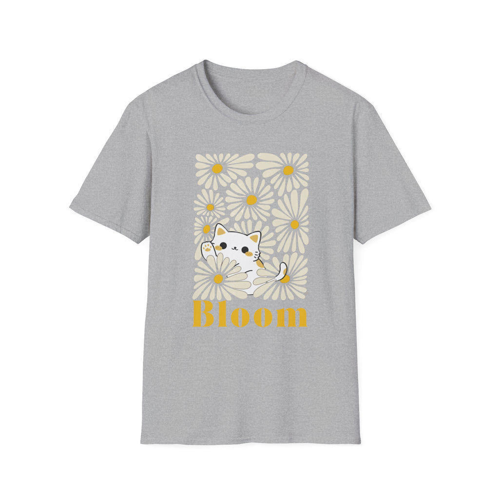 Bloom Cat and Flowers T-Shirt