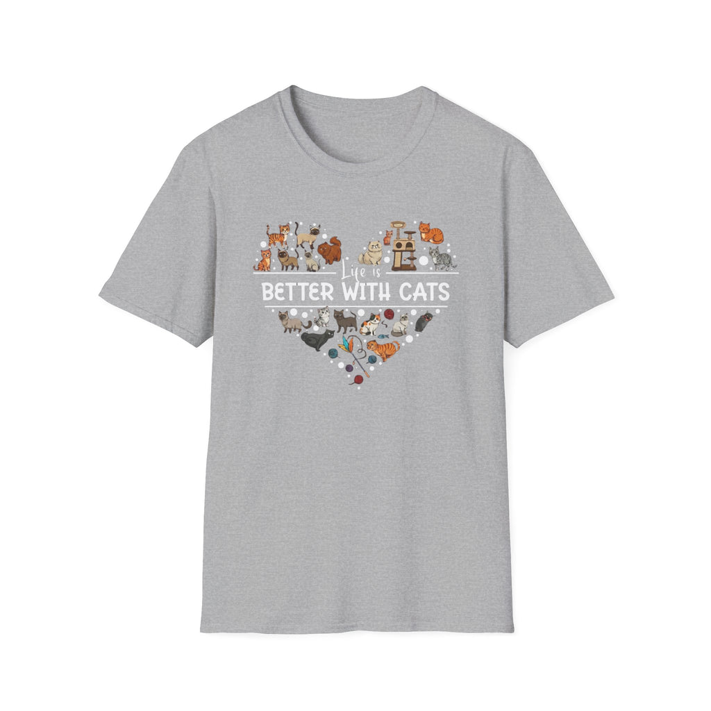 Cats Make Everything Better Collage T-Shirt