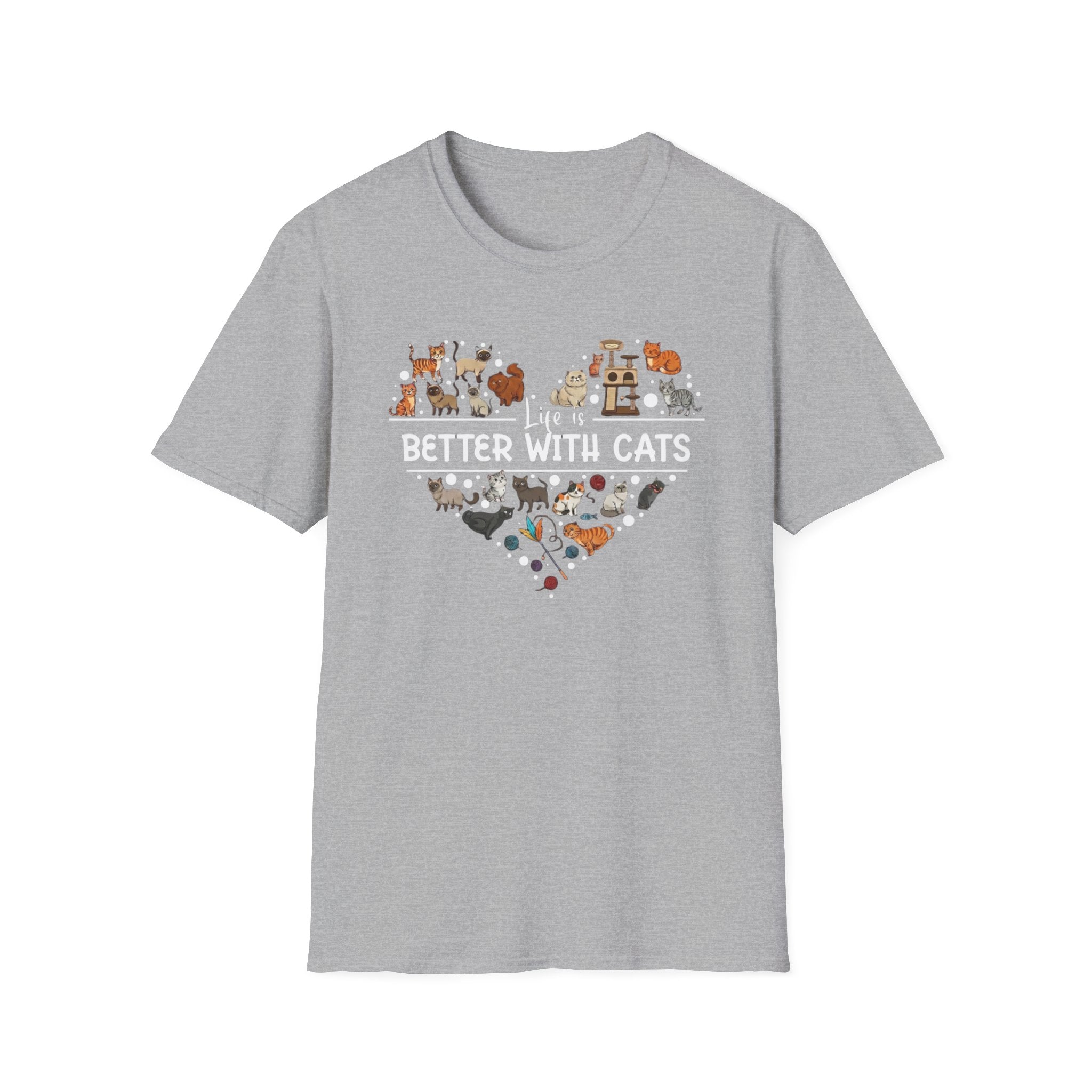 Cats Make Everything Better Collage T-Shirt