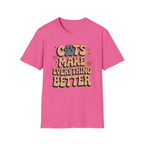 Cats Make Everything Better Retro T-Shirt