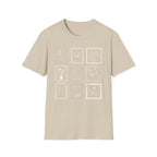 Cats & Plants Stamp Collage T-Shirt